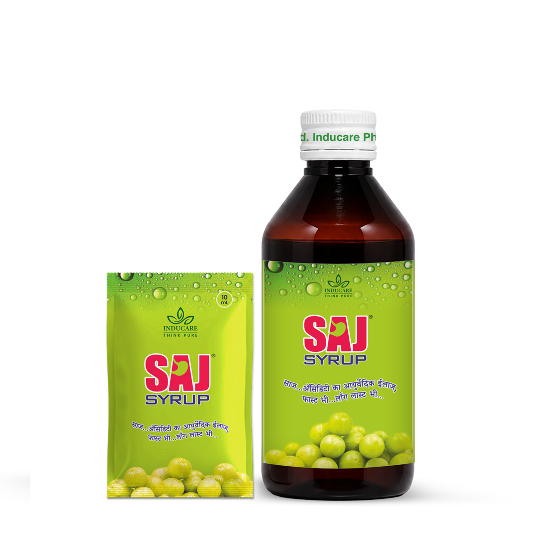 Acidity, Gas, Indigestion & Constipation Relief : SAJ Syrup